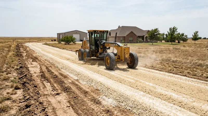 Gravel Driveway Installation & Grading Amarillo